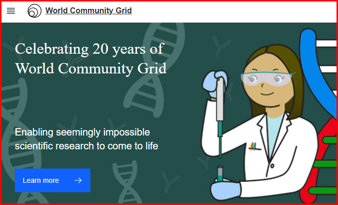World Community Grid - team: Spare Processes